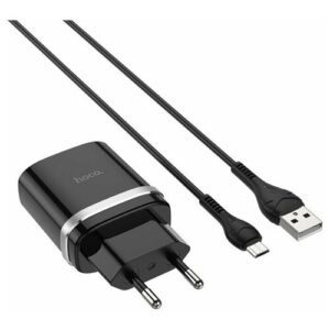 Беспроводное зарядное устройство hoco. C12Q Smart + кабель microUSB, Global, черный