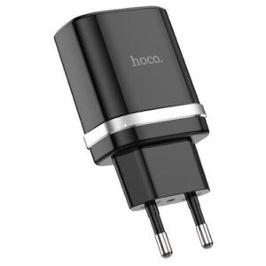 Сетевое зарядное устройство hoco. C12Q Smart, черный