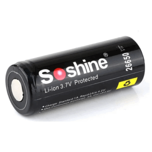 Аккумулятор Li-Ion 5500 мА·ч 3.7 В Soshine 26650P-3.7-5500, в упаковке: 1 шт.