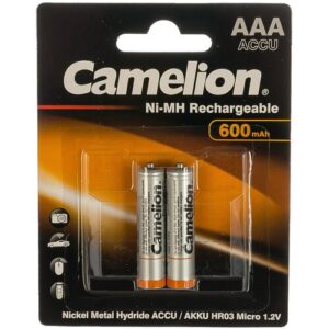 Аккумулятор Camelion 1.2В AAA-600mAh Ni-Mh BL-2, 2695 15084079