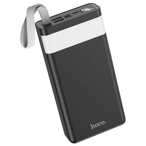 Портативный аккумулятор hoco. J73 Powerful 30000mAh, black, упаковка: коробка