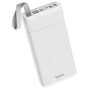 Портативный аккумулятор hoco. J73 Powerful 30000mAh, white, упаковка: коробка