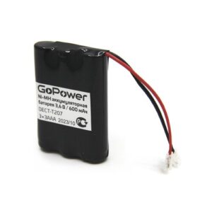 Аккумулятор для радиотелефонов GoPower T207 PC1 NI-MH 600mAh