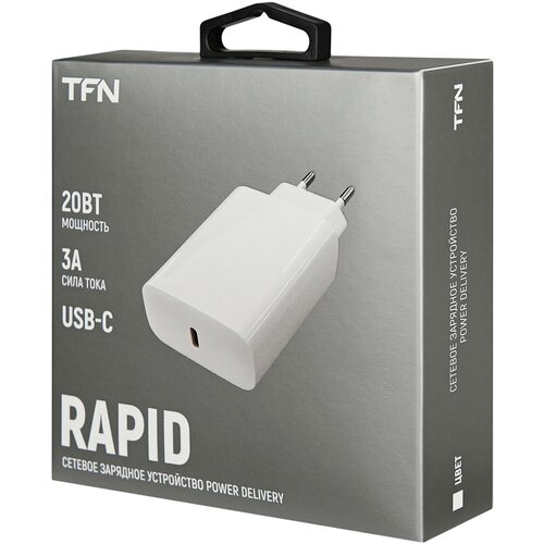 Зарядное устройство для телефона с быстрой зарядкой TFN-WC09, сетевое для iPhone / Samsung / Huawei / Honor / Xiaomi