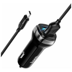 Автомобильное зарядное устройство HOCO Z40 2USB 2.4A черное
