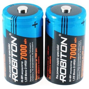 Аккумуляторные батарейки Robiton HR20 7000mah 7000MHD NI-MH SR2