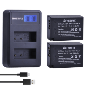 Комплект BATMAX LP-E17 для Canon аккумулятор (х2) и зарядное устройство