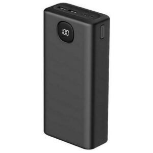 Внешний аккумулятор 40000mAh MIVO MB-409Q, USBx2, Micro USB, Type-C, 22.5W, PD3.0+QC3.0, LED дисплей, черный