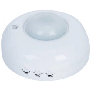 Датчик движения белый 1200Вт, 6м, 360°, IP33 (BT-A04) VKL electric