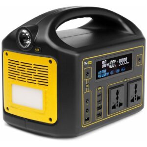 Внешний аккумулятор TopON TOP-X220 160800mAh, 2 AC 220V 300W, DC1 5V-24V 80W, DC2/DC3 60W, XT30, 2 Type-C PD 60W/18W, USB1/USB2 QC3.0, фонарь. Черный