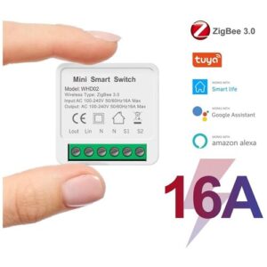 Переключатель (реле) Booox DIY Mini WHD02 Tuya 16A Zigbee