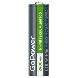 Аккумулятор предзаряженный RTU GoPower HR6 AA BL2 NI-MH 2400mAh - 2шт.