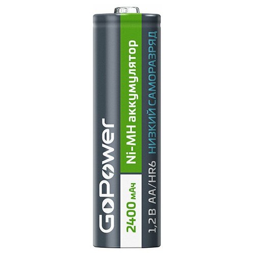 Аккумулятор предзаряженный RTU GoPower HR6 AA BL2 NI-MH 2400mAh - 2шт.