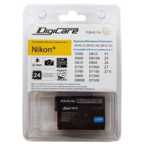 Аккумулятор DigiCare PLN-EL15c / EN-EL15c, 2300mAh
