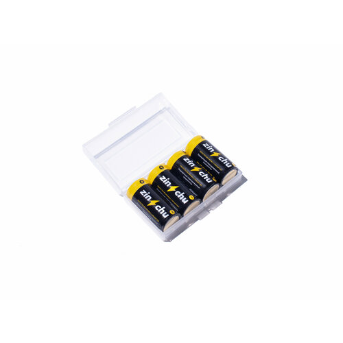 Комплект аккумуляторов ZINCHU RCR123A/16340 700мАч с защитой, 4 шт