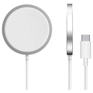 Беспроводное зарядное устройство Magnetic Charger 15W c кабелем TYPE-C, Белый