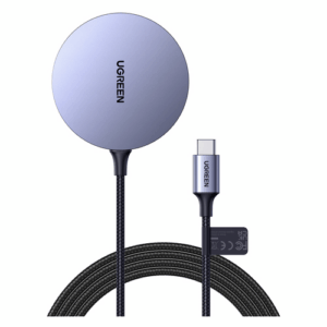 Беспроводное зарядное устройство UGreen CD245, мощность Qi: 7.5 Вт, 15 Вт, EU, серый космос
