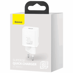 Сетевое зарядное устройство Baseus Super Si Quick Charger 1C 30W EU White (CCSUP-J02)