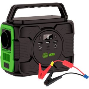 Мобильный аккумулятор Cactus CS-PCS144-EC5 40000mAh 2.1A 2xUSB черный/зеленый