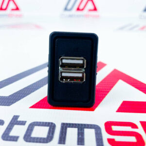 Зарядное устройство USB в штатную кнопку на 2 гнезда ВАЗ Нива / 2108 / 2109
