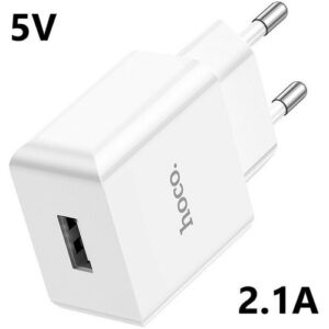 Зарядное устройство Hoco C106A Leisure 1xUSB 2.1А White 6931474783882