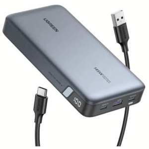 Внешний аккумулятор Ugreen PB205 25000mAh PD145W 2хType-C +1хUSB-A (90597A), тёмно-синий/ повербанк