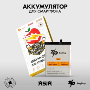 Аккумулятор ZeepDeep ASIA (BM4J) для Xiaomi Redmi Note 8 Pro