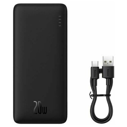 Внешний аккумулятор Baseus Airpow Fast Charge Power Bank 20W 10000mAh (PPQD090001) black