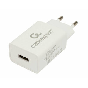 Зарядное устройство блок питания для телефонов Cablexpert 5Вт, 1A, 1 порт USB, белый