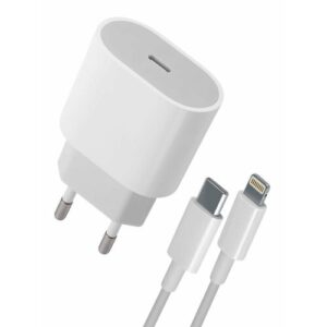 Зарядное устройство для iPhone, iPad, AirPods / зарядка для айфона 25W с кабелем USB Type-C - Ligtning / Быстрая зарядка 25W