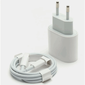 Зарядное устройство для iPhone, iPad, AirPods / Быстрая зарядка 20w с кабелем в комплекте / Fast Charging 20w