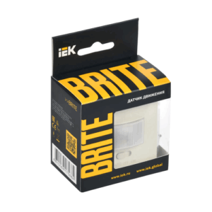 IEK BRITE Датчик движения ДС10-1-БрКр беж.