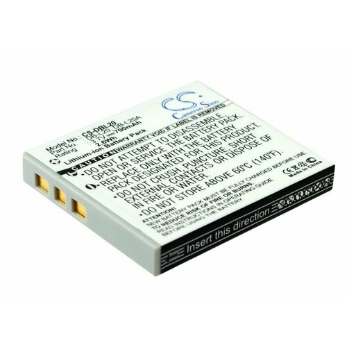 Аккумулятор для фото и видеокамер Sanyo DB-L20, DB-L20A, Sanyo линеек Xacti VPC, Xacti DMX см. описание - CS-DBL20 от компании CameronSino