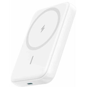 Внешний аккумулятор Anker 321 Powercore Mag-Go 5000 мАч для iPhone 15/14/13/12 серии (A1616), белый