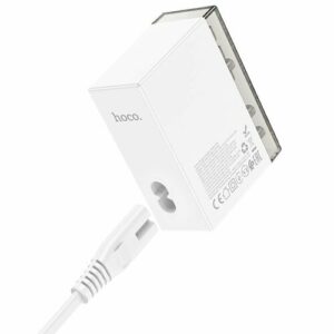 Сетевое зарядное устройство HOCO N36 65W, 3xUSB-C, 3xUSB-A "быстрая зарядка" белый