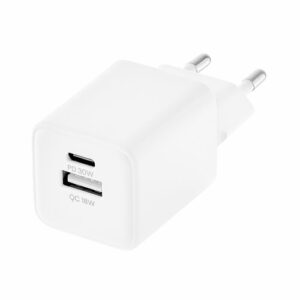 Сетевое зарядное устройство uBear Bridge USB-C+USB-A 30 Вт GaN