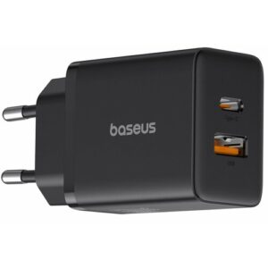 Сетевое зарядное устройство Baseus Cube 20W "быстрая зарядка" USB-C/USB-A (P10111403113-00) черный
