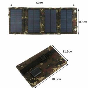 Солнечная панель 20 Вт с USB зарядкой