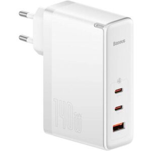 Зарядное устройство Baseus Сетевое зарядное устройство Baseus GaN5 Pro 140W EU White (CCGP100202)