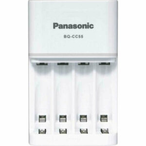 Зарядное устройство Panasonic Eneloop, BQCC55E, AA/AAA, с индикатором заряда, 1шт