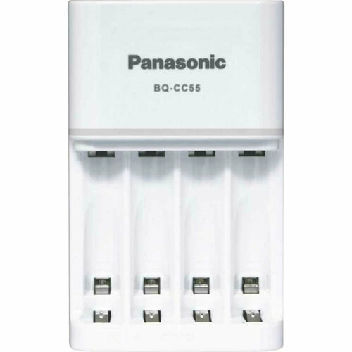 Зарядное устройство Panasonic Eneloop, BQCC55E, AA/AAA, с индикатором заряда, 1шт