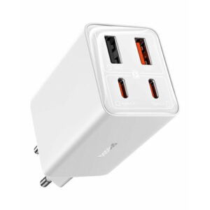 Сетевое зарядное устройство Baseus GaN6 Pro 65W EU Moon White (P10162701213-00)