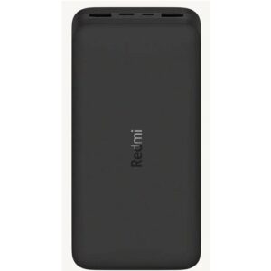 Беспроводной повербанк 20000 mah/ Power bank внешний аккумулятор для зарядки телефона / Портативный пауэрбанк батарея, черный