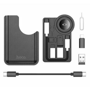 Беспроводное зарядное устройство HOCO CW58 для Apple Watch, набор с кабелем Type-C 60W и адаптерами, черный