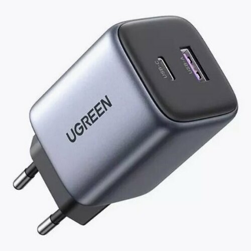 Сетевое зарядное устройство Ugreen CD350 Nexode 35W, USB-A - USB-C, (15539), серый