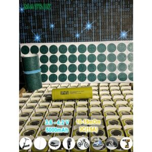 Аккумулятор 21700 DMECG INR21700-50E 5000mAh 3C(15A) 3.6-4.2V сопротивление 12-13mOm продукт категории А 100шт