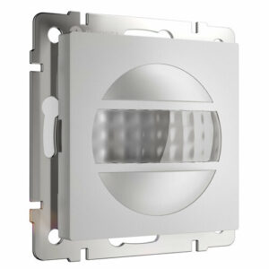 Встраиваемый датчик движения Werkel W1155105, 500 Вт, двухпроводный, серебряный матовый, IP20