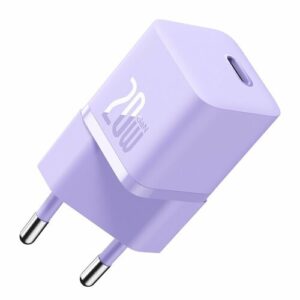 Сетевое зарядное устройство BASEUS GaN5 Fast Charger Mini USB-C, 20W, Фиолетовый