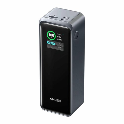 Внешний аккумулятор Anker Prime 27,650mAh 250W, USB-C, USB-A, LED-индикатор, черный