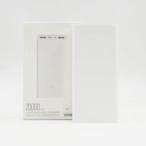 Портативный аккумулятор с быстрой зарядкой Xiaomi PowerBank 20000 White